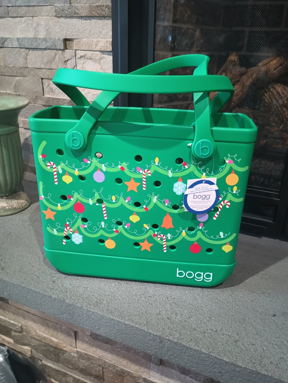 Bogg Baby Bagg Holiday (Discontinued) Tinsel Tree Tote* 15x12x5" Festive
